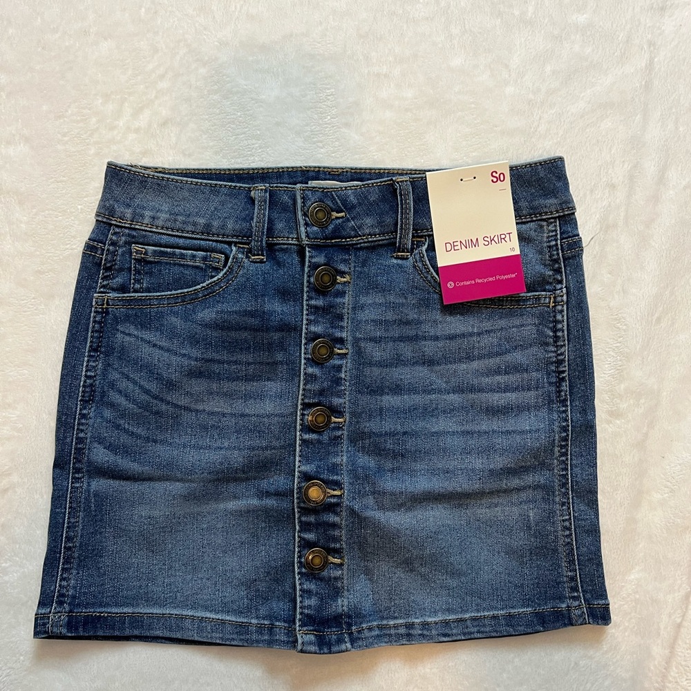 SO Girls Denim Skirt